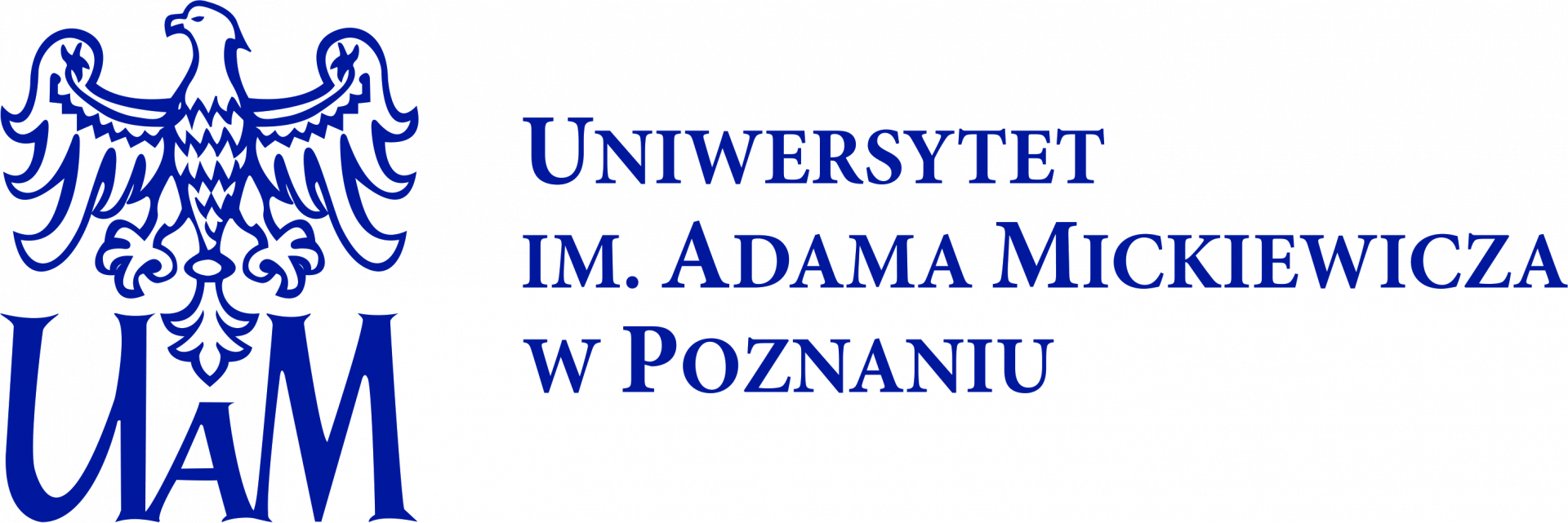 Logo Uniwersytetu im. Adama Mickiewicza - Partnera Aglomeracji Kalisko-Ostrowskiej