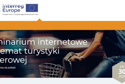 seminarium 400x270 - Seminarium internetowe na temat turystyki rowerowej
