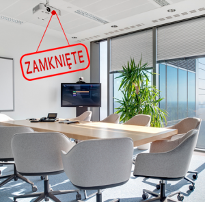 biuro zamkniete 300x295 - W Wigilię 24 grudnia 2020 roku, Biuro Stowarzyszenia Aglomeracja Kalisko-Ostrowska będzie nieczynne