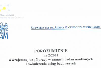 porozumienie z uam 1 strona 400x270 - Współpracujemy z Uniwersytetem im. Adama Mickiewicza w Poznaniu !