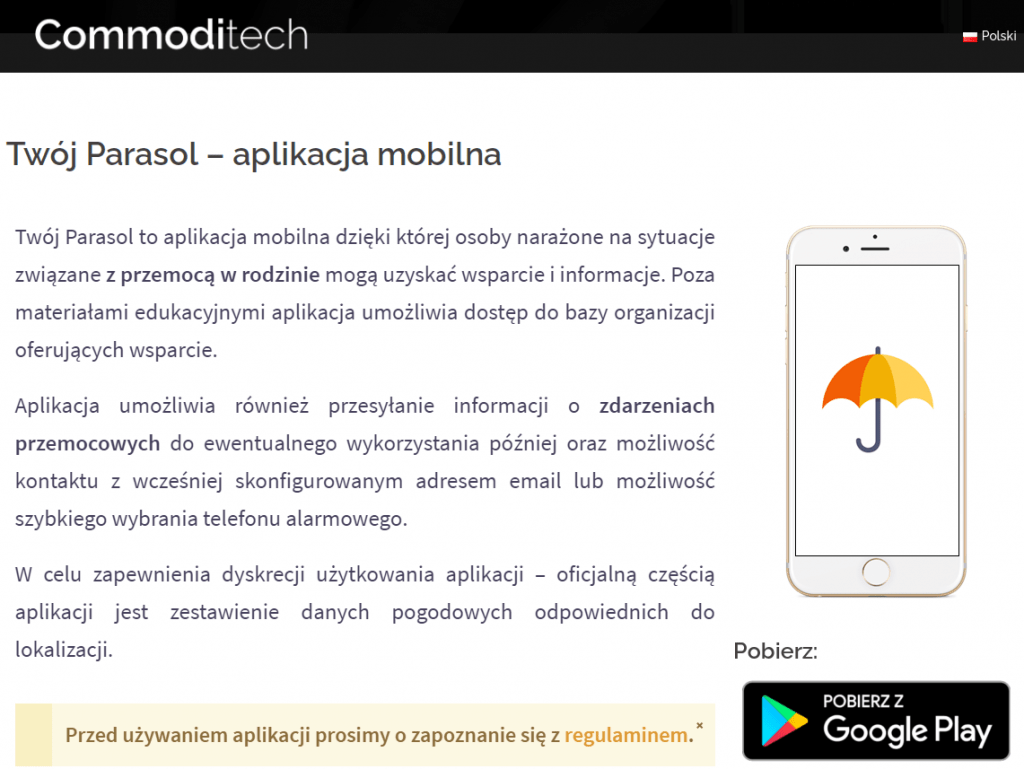 Wspieramy ogólnopolską akcję społeczną pn. "UŻYJ SERCA, NIE PIĘŚCI" ! twoj parasol 1024x769 - Wspieramy ogólnopolską akcję społeczną pn. "UŻYJ SERCA, NIE PIĘŚCI" !
