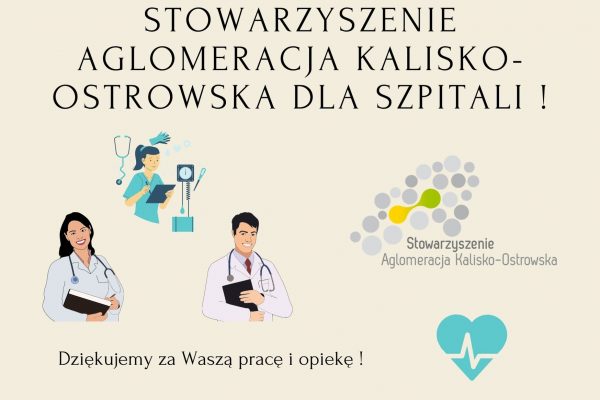 stowarzyszenie aglomeracja kalisko ostrowska dla szpitali  600x400 - Wsparcie dla szpitali w ramach projektu pn. "Program edukacji zdrowotnej, wykrywania HBV i HCV oraz szczepień przeciwko WZW typu B na terenie Aglomeracji Kalisko-Ostrowskiej" !