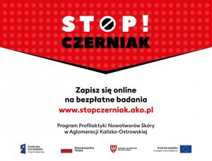 stop czerniak witryna 2021 300x228 - Bezpłatne badanie w kierunku wykrywania raka czerniaka dla mieszkańców AKO 18 września 2021 roku od godziny 8:00 do 18:00 na Głównym Rynku