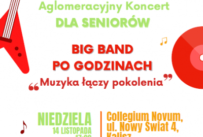 plakat koncert dla seniorow 400x270 - Aglomeracyjny koncert dla seniorów