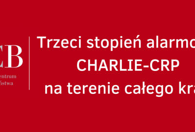 charlie crp 1 400x270 - Premier Mateusz Morawiecki podpisał zarządzenie wprowadzające trzeci stopień alarmowy CRP (CHARLIE–CRP) na terytorium całego kraju