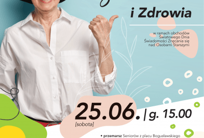 sako plakat a3 senior ok druk 1 400x270 - Aglomeracyjny Dzień Seniora i Zdrowia - 25.06.2022