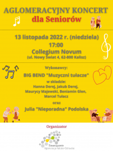 plakat ako koncert senior 13112022 1 225x300 - Aglomeracyjny Koncert dla Seniorów