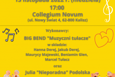 plakat ako koncert senior 13112022 1 400x270 - Aglomeracyjny Koncert dla Seniorów