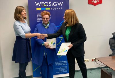 wfosigw 2022 12 01 at 10.26.16 400x270 - Podpisano dwie umowy o dotacje z Wojewódzkim Funduszem Ochrony Środowiska i Gospodarki Wodnej w Poznaniu.