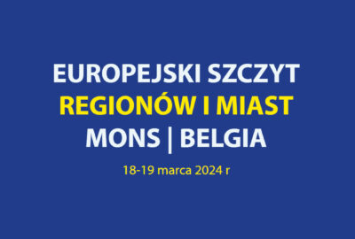 eszmir mons belgia 2024 400x270 - Europejski szczyt regionów i miast - Mons | Belgia