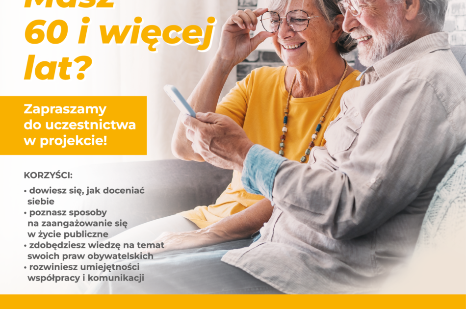 Projekt "Jestem, działam, decyduję - to ja, aktywny Senior"
