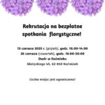 plakat florystyka kozminek 150x150 - Rekrutacja na IV turnus gimnastyki w wodzie!