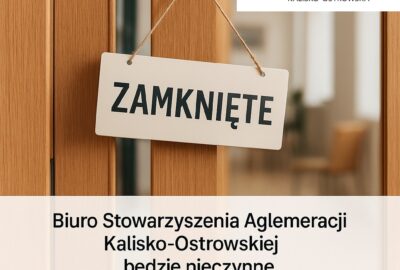 dzien wolny 400x270 - Biuro Stowarzyszenia Aglomeracji Kalisko-Ostrowskiej w dniu 10 listopada 2025 roku, będzie nieczynne.