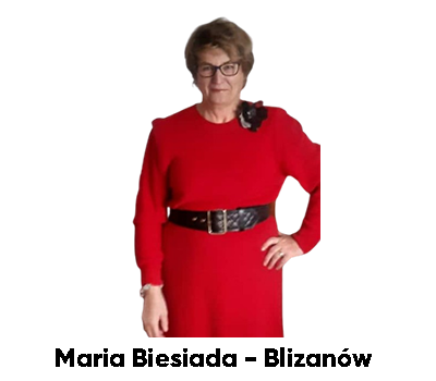 Plebiscyt "Seniorka lub senior 2025 roku w Aglomeracji Kalisko-Ostrowskiej" - prezentacja kandydatek i kandydatów Maria Biesiada Blizanow h300px - Plebiscyt "Seniorka lub senior 2025 roku w Aglomeracji Kalisko-Ostrowskiej" - prezentacja kandydatek i kandydatów