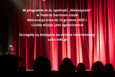 Plakat teatr 27.12.2025 400x270 - Zapraszamy do uczestnictwa w wyjeździe integracyjnym do Warszawy!