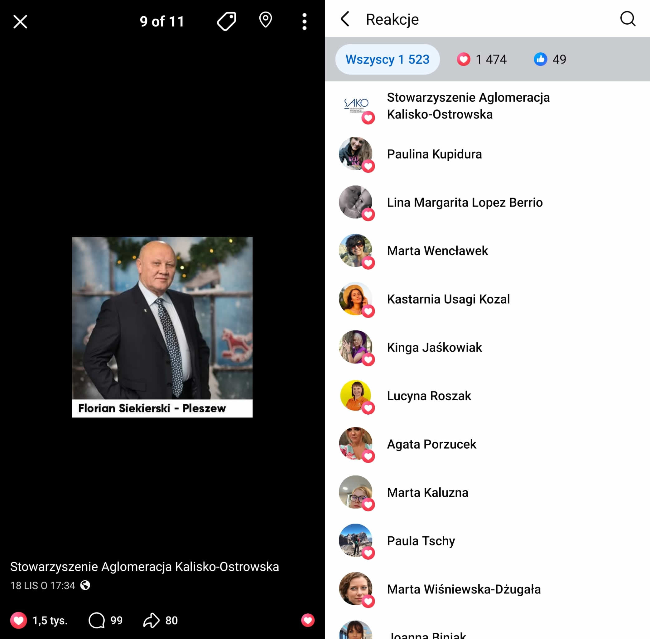 01 wyniki plebiscyt 2025 Florian Siekierski - Wyniki plebiscytu &bdquo;Seniorka lub senior 2025 roku w Aglomeracji Kalisko-Ostrowskiej&rdquo;