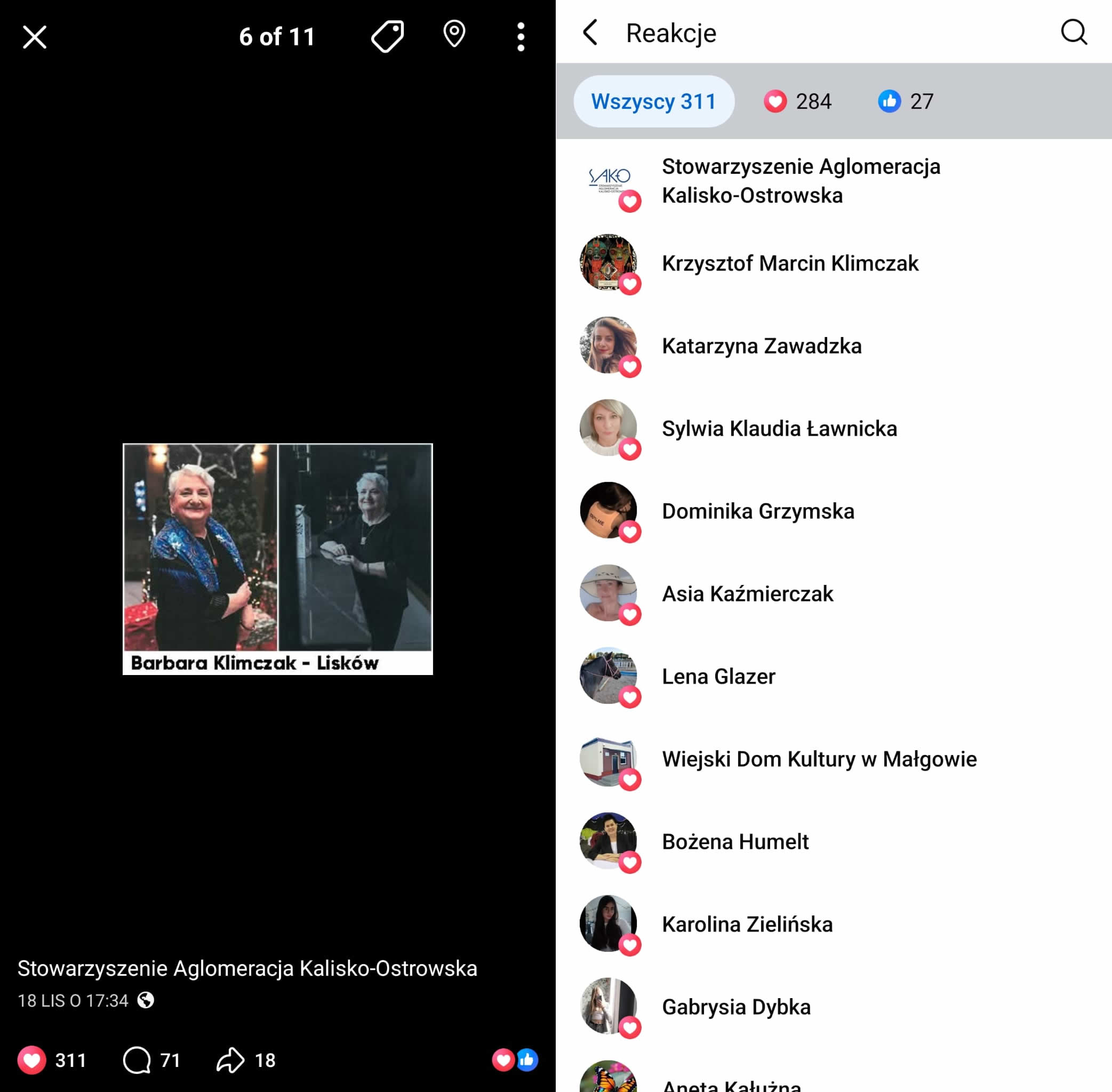 05 wyniki plebiscyt 2025 Barbara Klimczak - Wyniki plebiscytu &bdquo;Seniorka lub senior 2025 roku w Aglomeracji Kalisko-Ostrowskiej&rdquo;