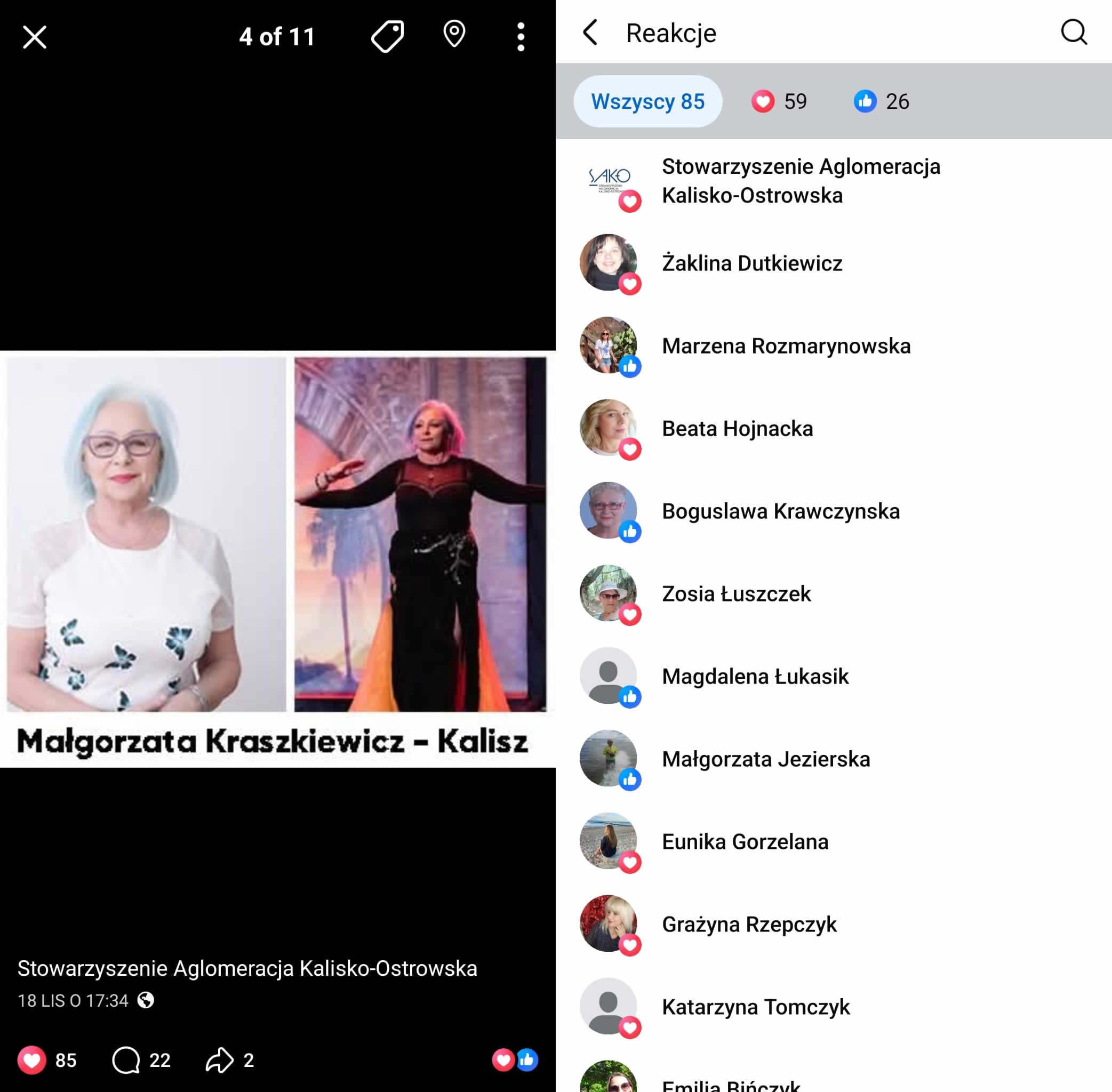 09 wyniki plebiscyt 2025 Malgorzata Kraszkiewicz - Wyniki plebiscytu &bdquo;Seniorka lub senior 2025 roku w Aglomeracji Kalisko-Ostrowskiej&rdquo;