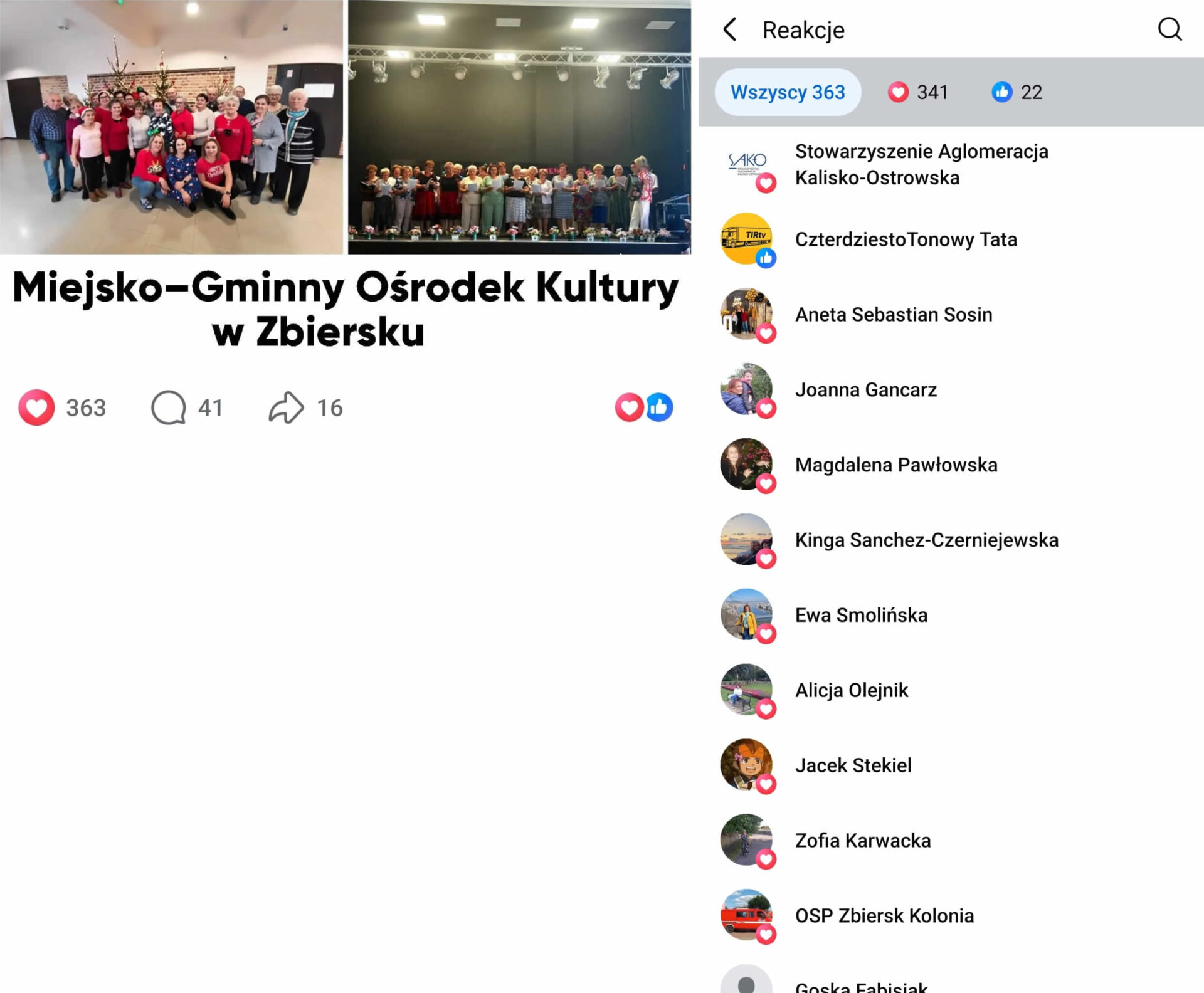 02 MGOK Zbiersk - Wyniki plebiscytu &bdquo;Miejsce przyjazne seniorom w 2025 roku w Aglomeracji Kalisko-Ostrowskiej&rdquo;