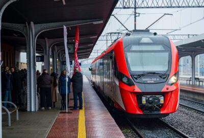 Pociag 400x270 - Kalisko-Ostrowska Kolej Aglomeracyjna – pierwszy krok już od 14 grudnia