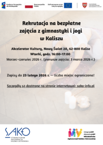 Rekrutacja na bezpłatne zajęcia z gimnastyki i jogi w Kaliszu Joga Kalisz 212x300 - Rekrutacja na bezpłatne zajęcia z gimnastyki i jogi w Kaliszu