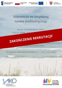 zakonczenie rekrutacji turnus profilaktyczny dabki 500px 212x300 - Proces rekrutacji na wyjazd profilaktyczny do Dąbek w dniach 16–20 kwietnia 2026 r. został zakończony