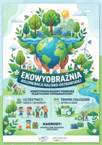 Plakat SAKO ekowyobraznia 212x300 - Konkurs plastyczno-fotograficzny „EkoWyobraźnia Aglomeracji Kalisko-Ostrowskiej”.